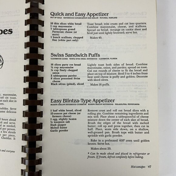 The Chosen Appetizers & Desserts Best Recipes from 120 Jewish Cookbooks 1982 - Picture 7 of 14